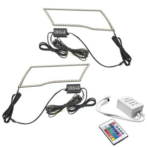 Dodge Ram 2500 Headlight Halo Kit - ORACLE Lighting - RGB+A Switchback - 2010